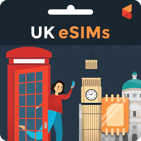 Buy Your UK eSIMs in Canada - Best Prepaid Sim for UK eSIMs Travel