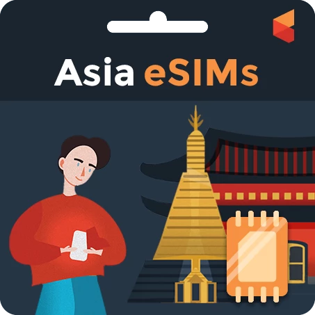Buy Your Asia eSIMs in Canada - Best Prepaid Sim for Asia eSIMs Travel