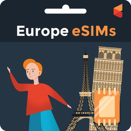 Buy Your Europe eSIMs in Canada - Best Prepaid Sim for Europe eSIMs Travel