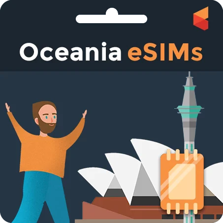 Buy Your NZ / Australia / Fiji eSIMs in Canada - Best Prepaid Sim for NZ / Australia / Fiji eSIMs Travel
