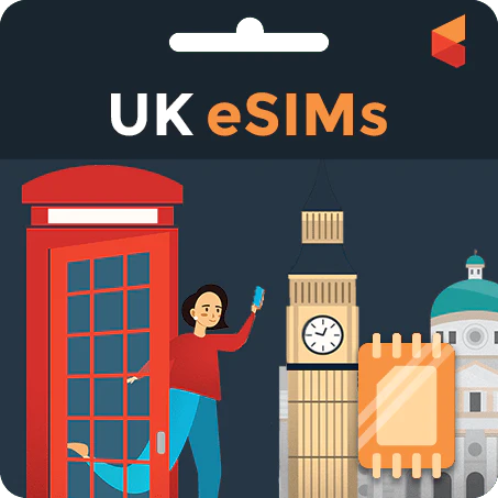 Buy Your United Kingdom eSIMs in Canada - Best Prepaid Sim for United Kingdom eSIMs Travel