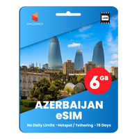 Thumbnail for [eSIM] Azerbaijan Data eSIM (6GB - 15 Days)