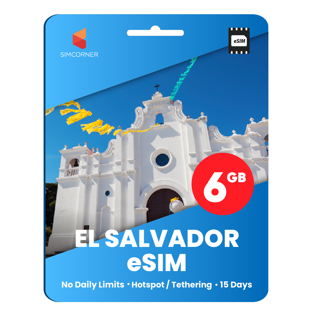 [eSIM] ElSalvador Data eSIM (6GB - 15 Days)