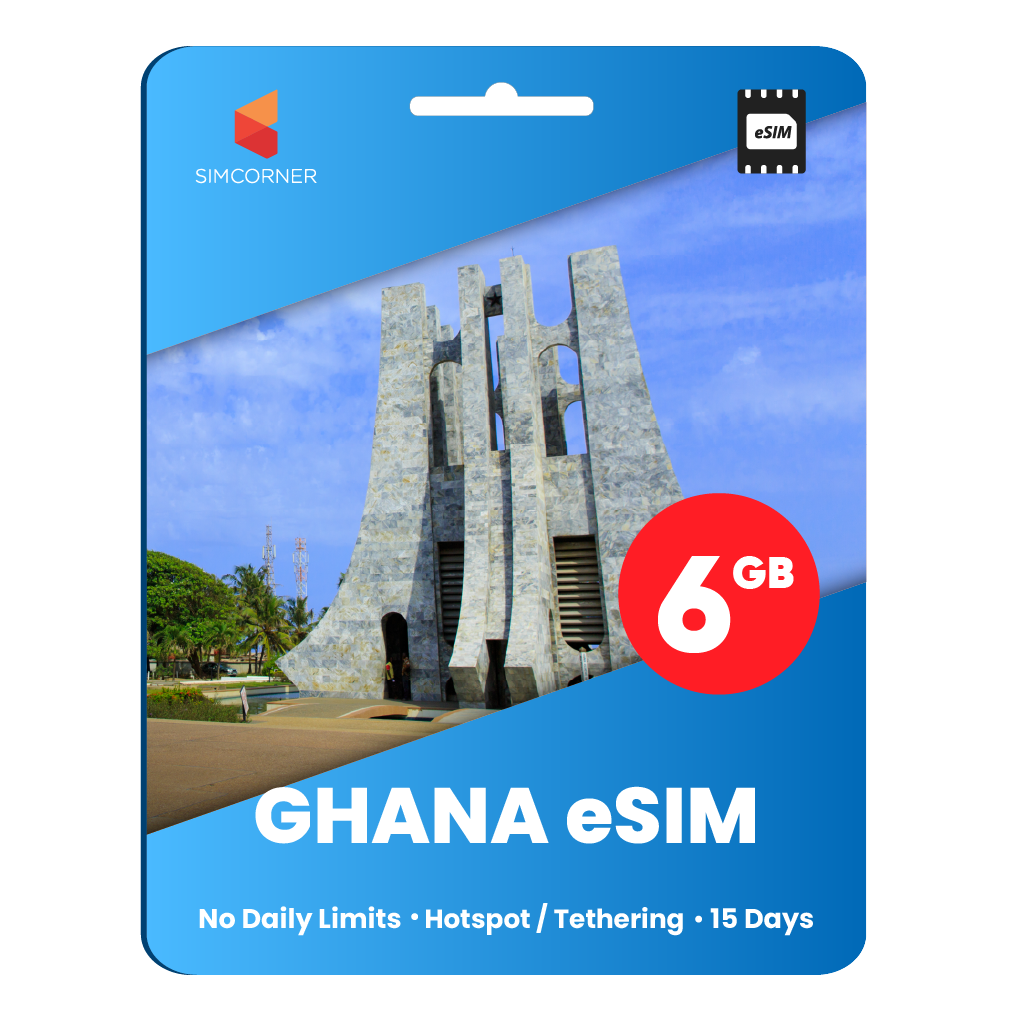 [eSIM] Ghana Data eSIM (6GB - 15 Days)