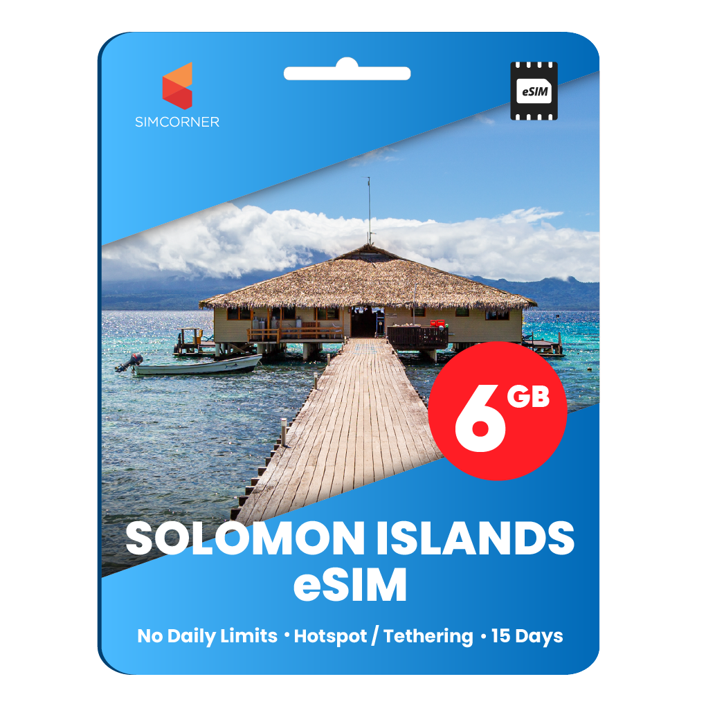 [eSIM] SolomonIslands Data eSIM (6GB - 15 Days)