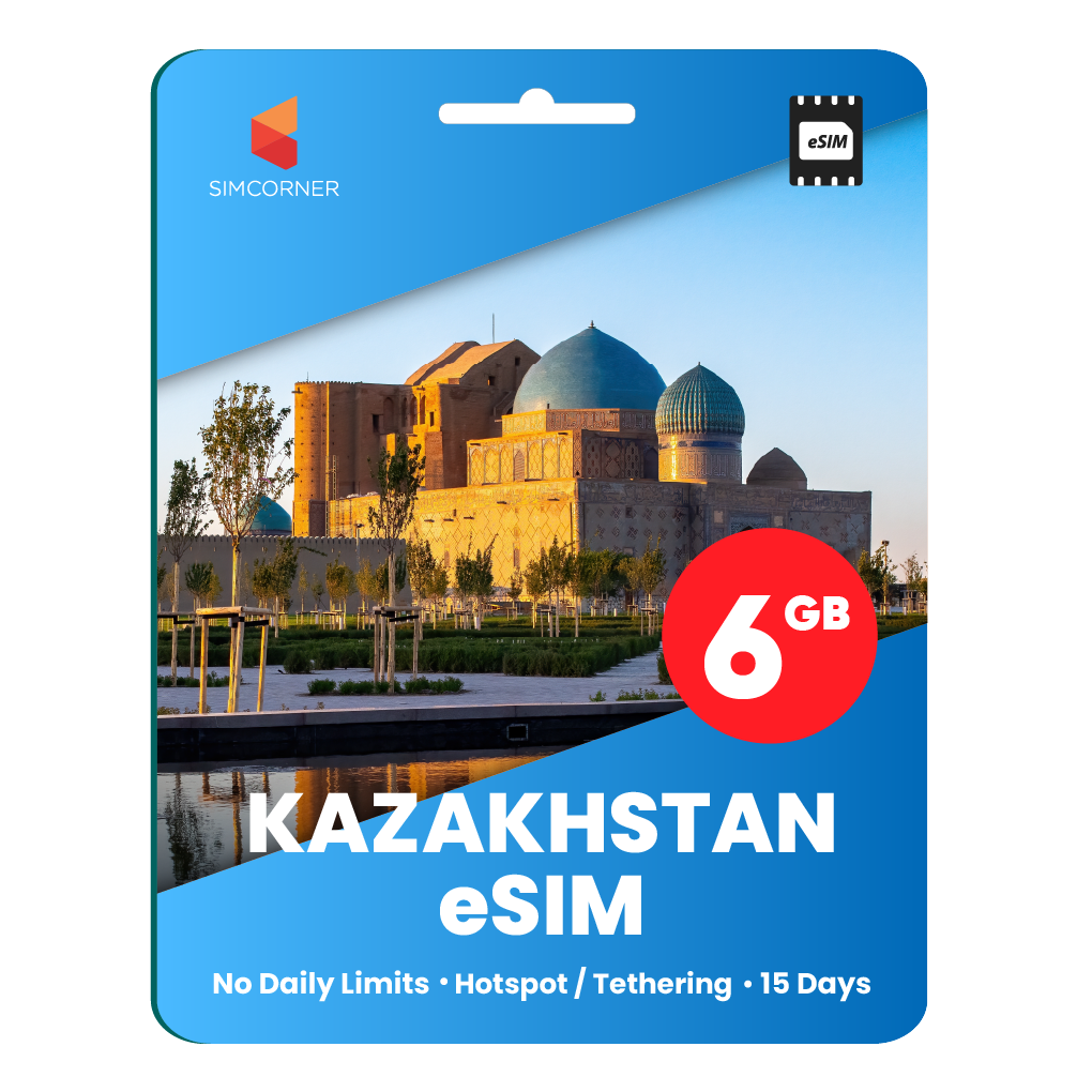 [eSIM] Kazakhstan Data eSIM (6GB - 15 Days)