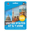 [eSIM] AT&T Unlimited Data eSIM (USA , Canada, Mexico)