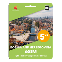 Thumbnail for Bosnia And Herzegovina eSIM: 5GB - 30 Days