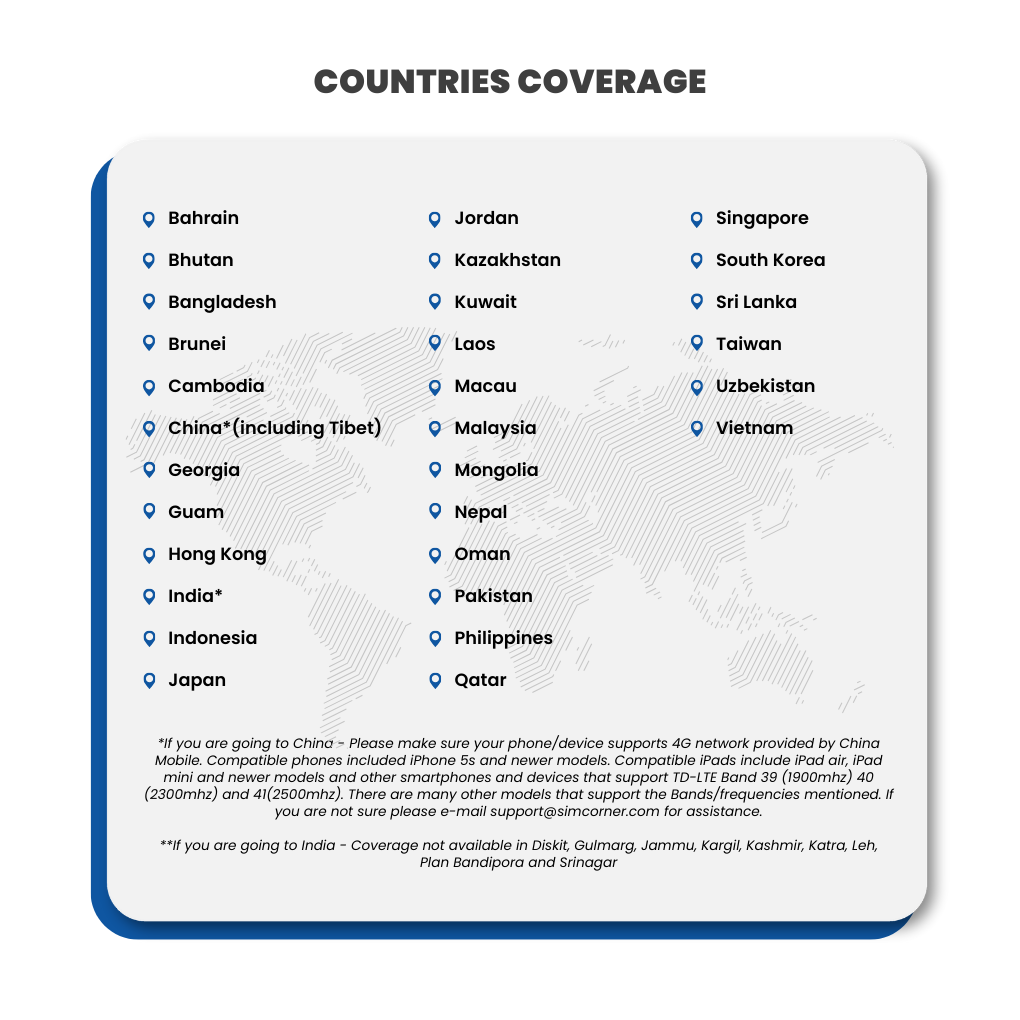 [eSIM] Asia Travel eSIM (6GB - 8 Days)