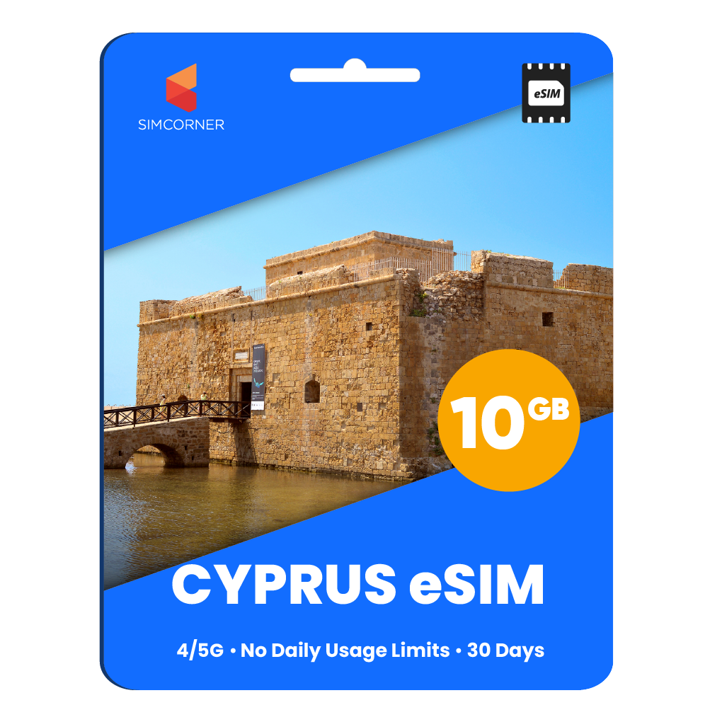 Cyprus eSIM: 10GB - 30 Days