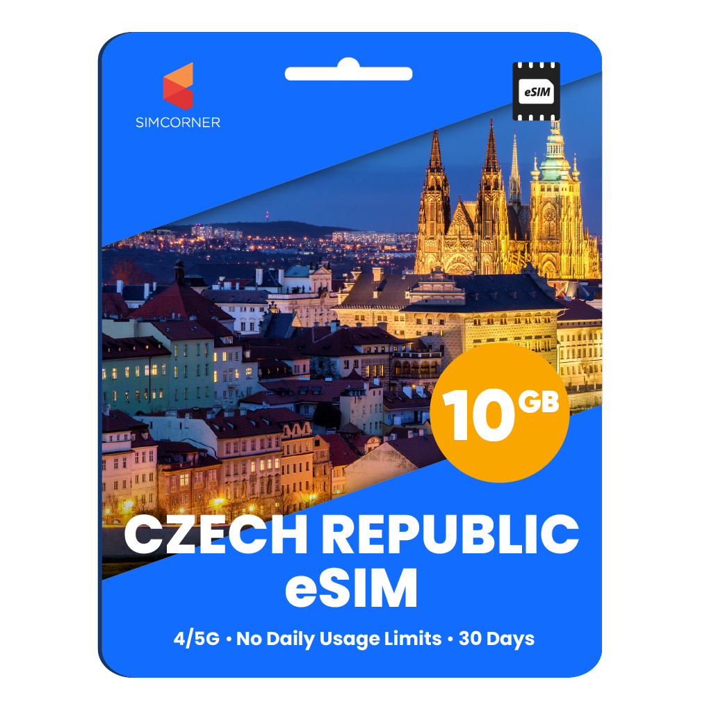 Czech Republic eSIM: 10GB - 30 Days