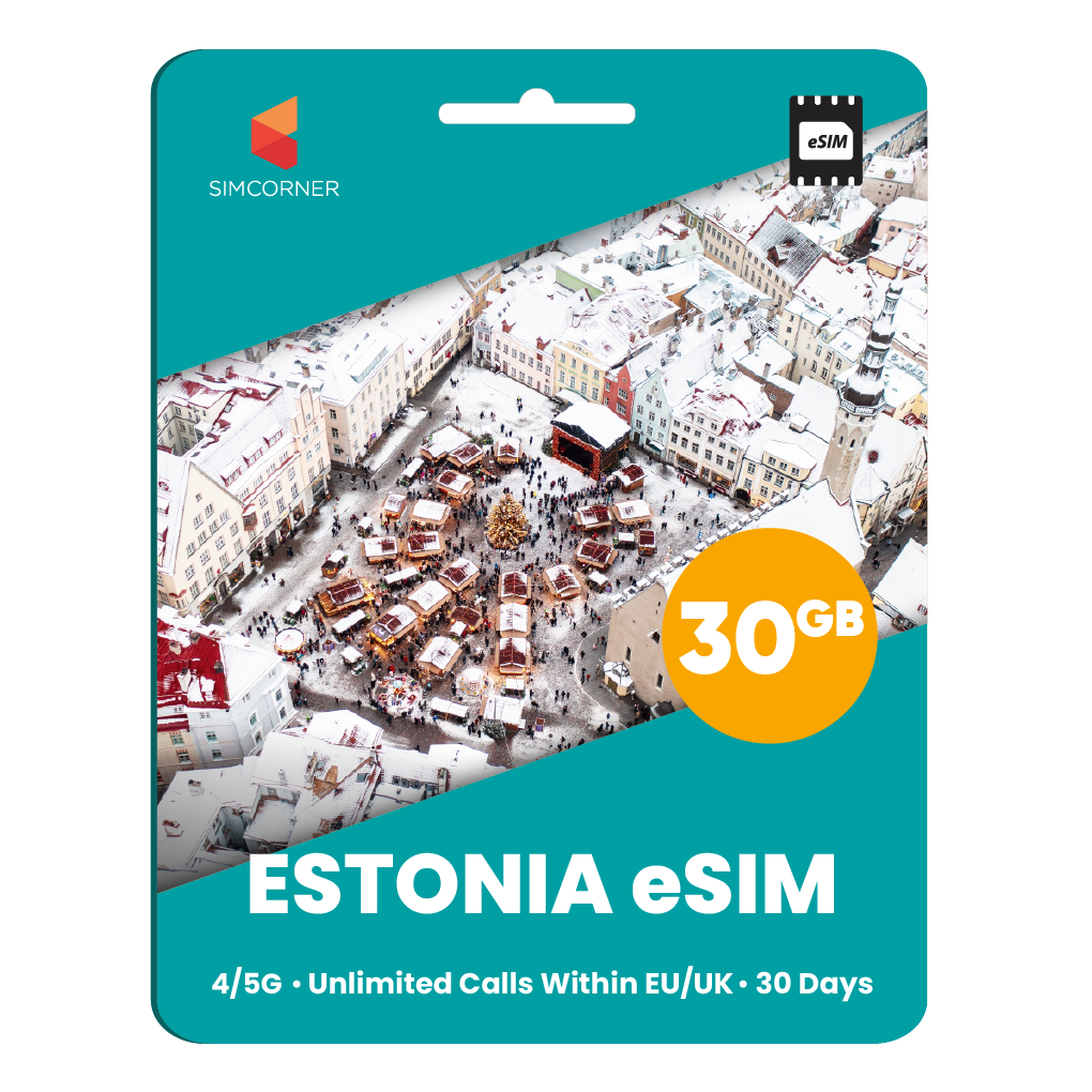 [eSIM] Estonia eSim Card (30GB) - Simcorner