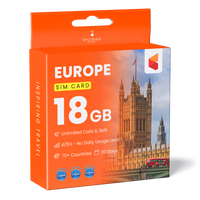 Europe & UK Sim Card (12GB)