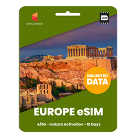 [eSIM] Europe Unlimited Data