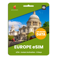 [eSIM] Europe Unlimited Data