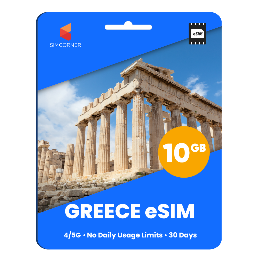 Greece eSIM: 10GB - 30 Days