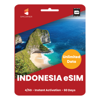 [eSIM] Indonesia Unlimited Data