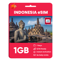 Thumbnail for Indonesia eSIM: 1GB - 7 Days