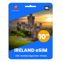 Thumbnail for Ireland eSIM: 10GB - 30 Days