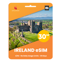 Thumbnail for Ireland eSIM: 30GB - 30 Days