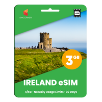 Thumbnail for Ireland eSIM: 3GB - 30 Days