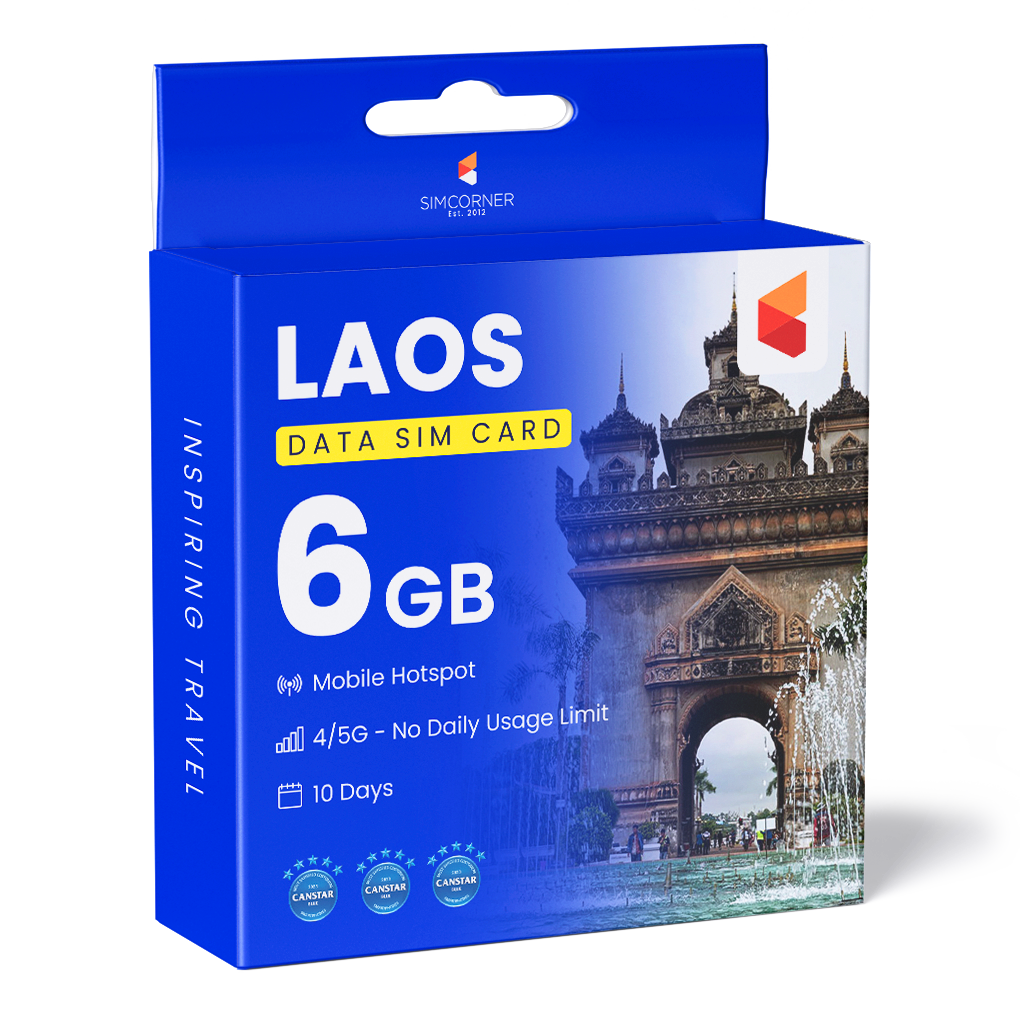 Laos Data SIM Card (10 day - 6GB)