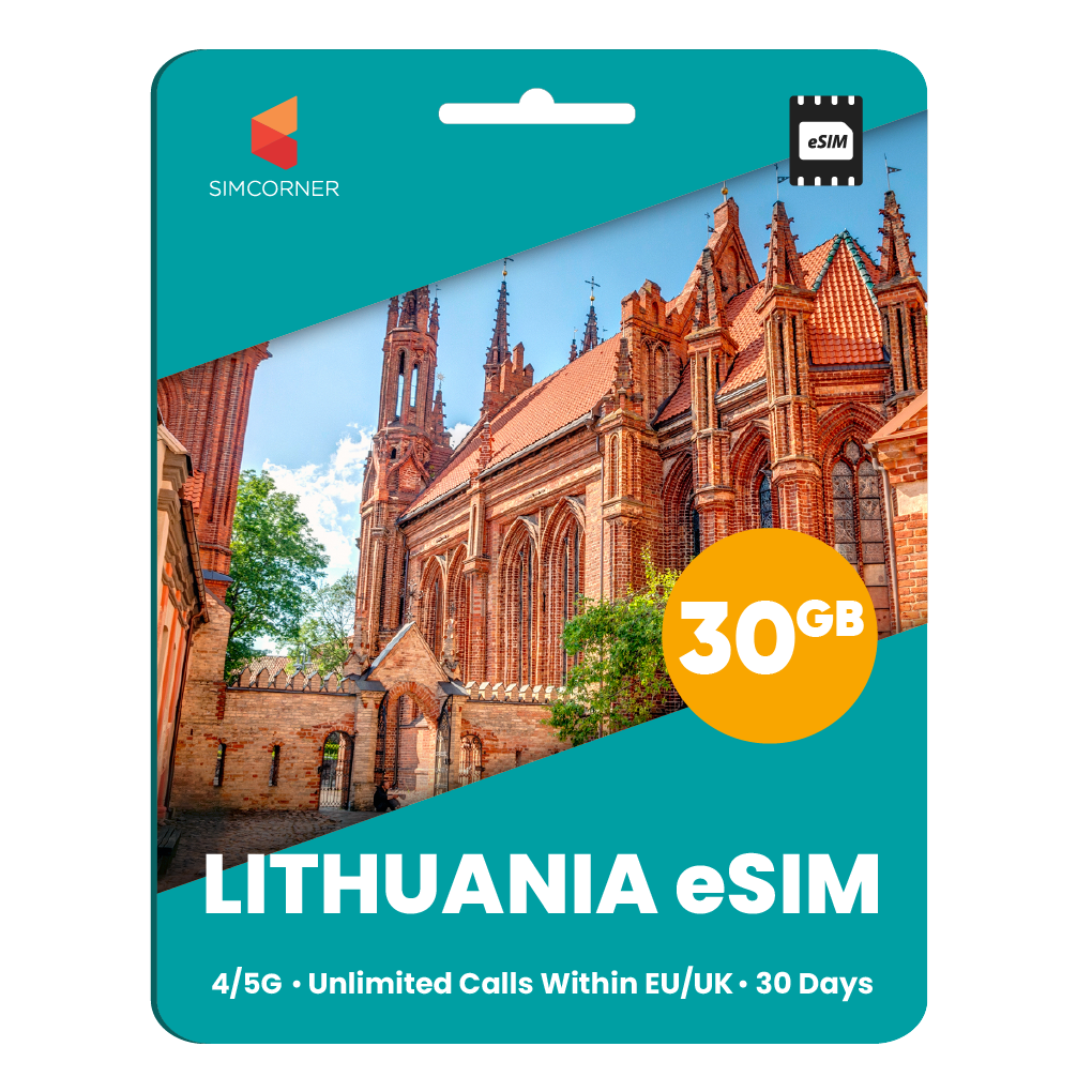 [eSIM] Lithuania eSim Card (30GB) - SimCorner