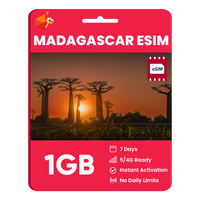 Thumbnail for Madagascar eSIM: 1GB - 7 Days
