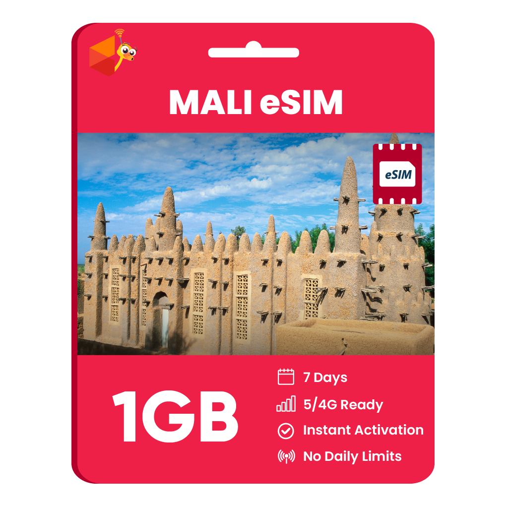 Mali eSIM: 1GB - 7 Days