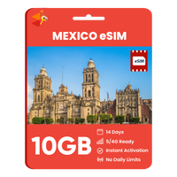 Thumbnail for [eSIM] Mexico Data eSIM (10GB - 14 Days)