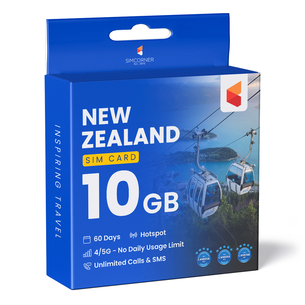 New Zealand Travel Sim Card (One NZ) - 10GB
