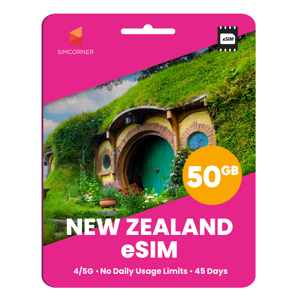 New Zealand eSIM: 50GB - 45 Days
-SimCorner