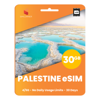 Thumbnail for Palestine eSIM: 30GB - 30 Days