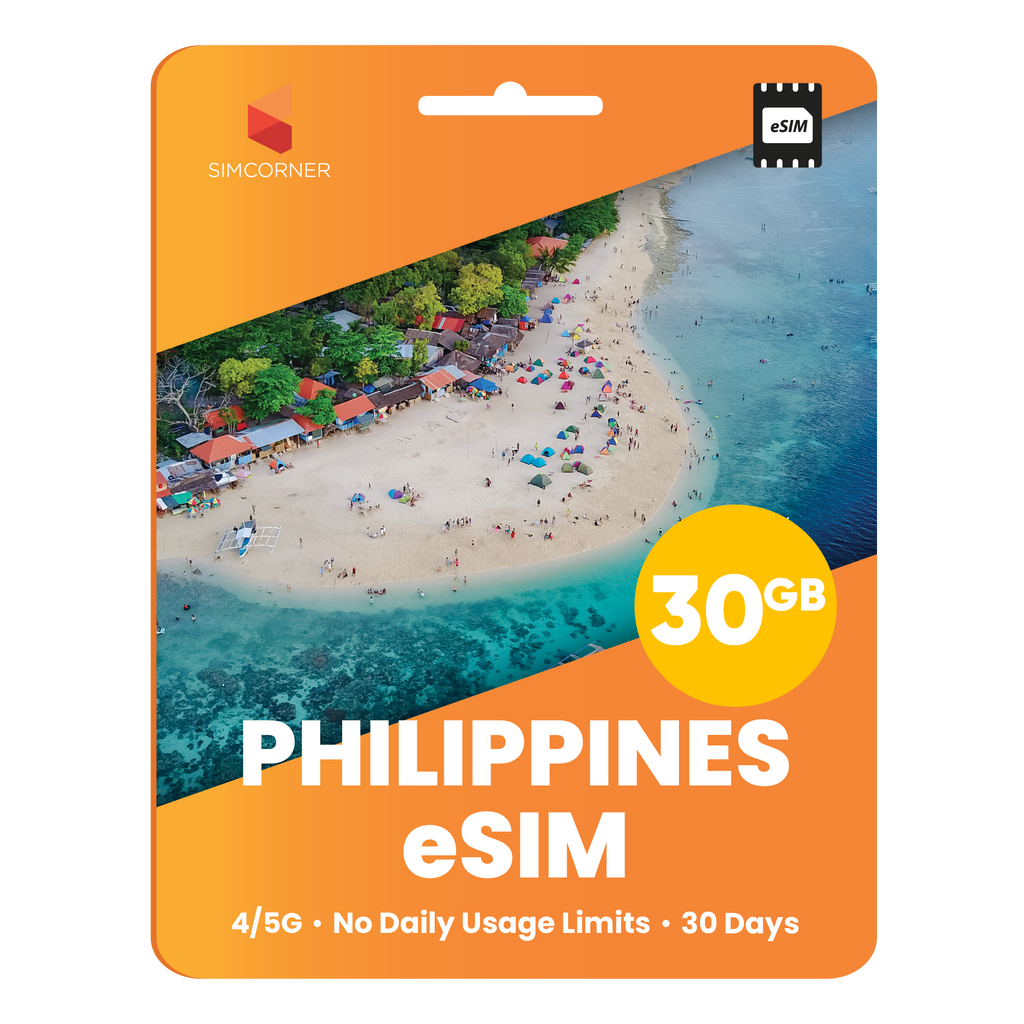 Philippines eSIM: 30GB - 30 days - SimCorner