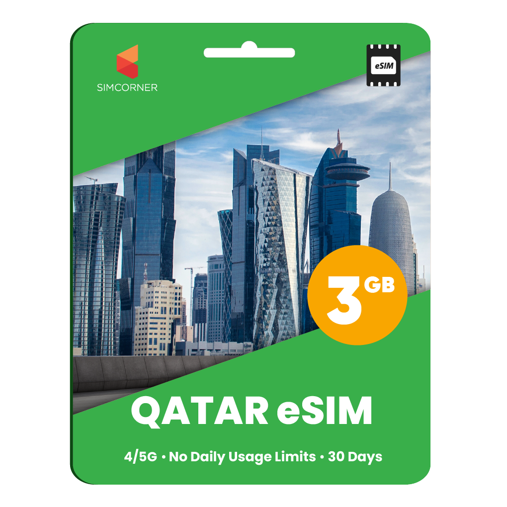 Qatar eSIM: 3GB - 30 Days