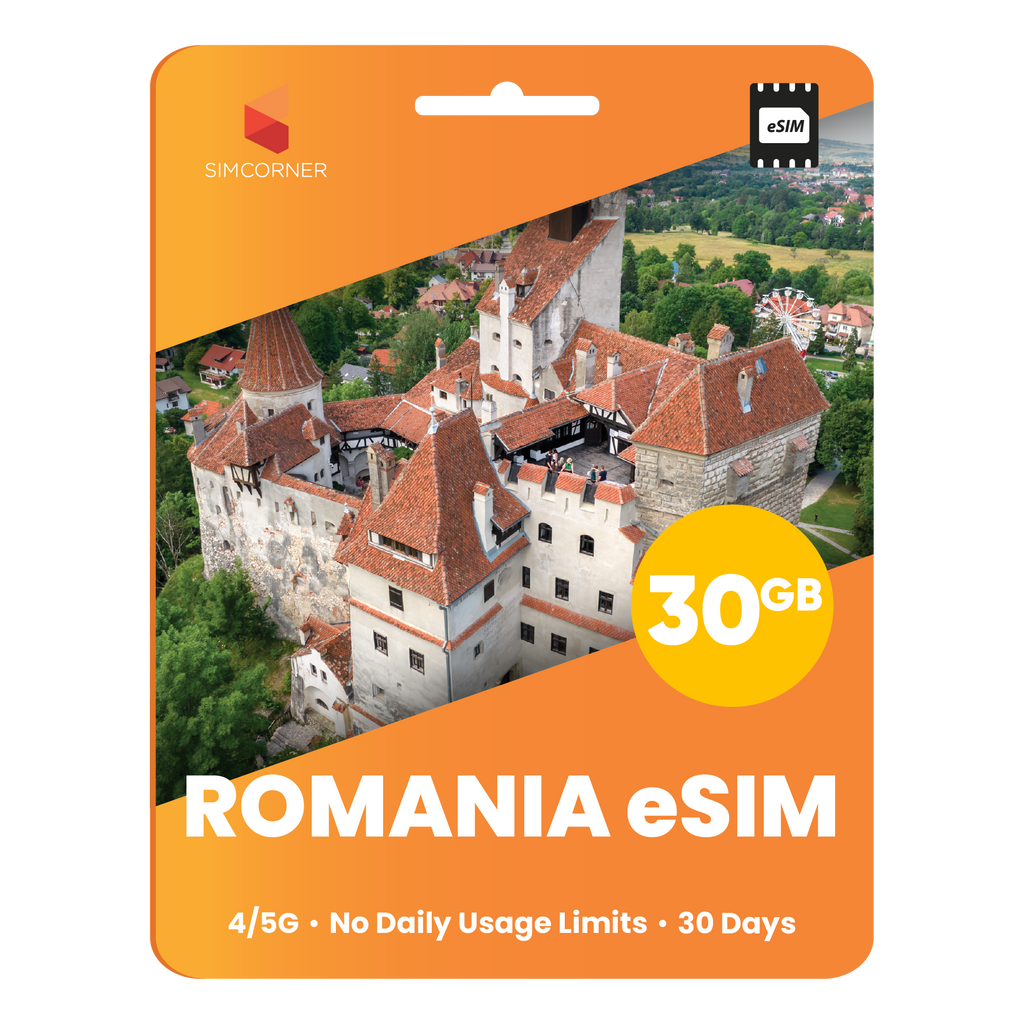 Romania eSIM: 30GB - 30 Days