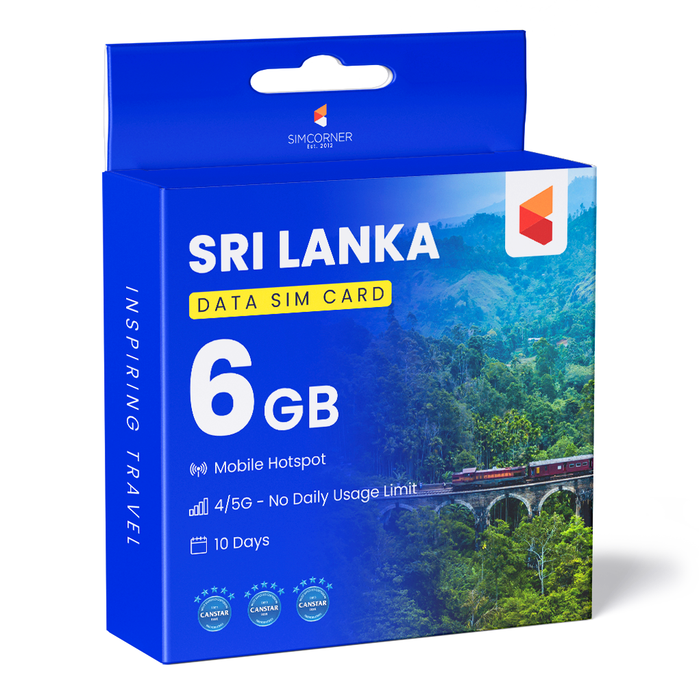 Sri Lanka Data SIM Card (10 day - 6GB)