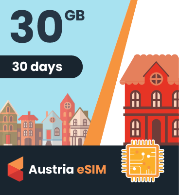 Austria eSIM: 30GB - 30 Days