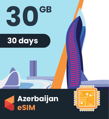 Azerbaijan eSIM: 30GB - 30 Days