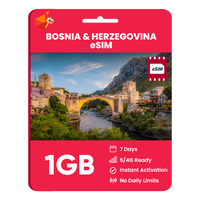 Thumbnail for Bosnia And Herzegovina eSIM: 1GB - 7 Days