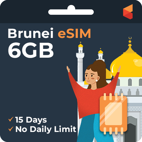 [eSIM] Brunei Data eSIM (6GB - 15 Days)