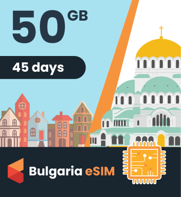 Bulgaria eSIM: 50GB - 45 Days