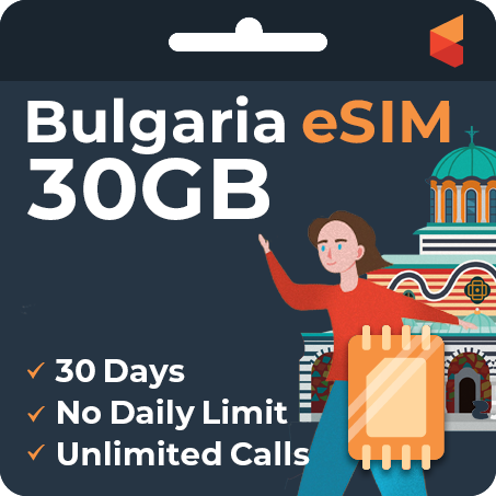 [eSIM] Bulgaria eSim Card (30GB)