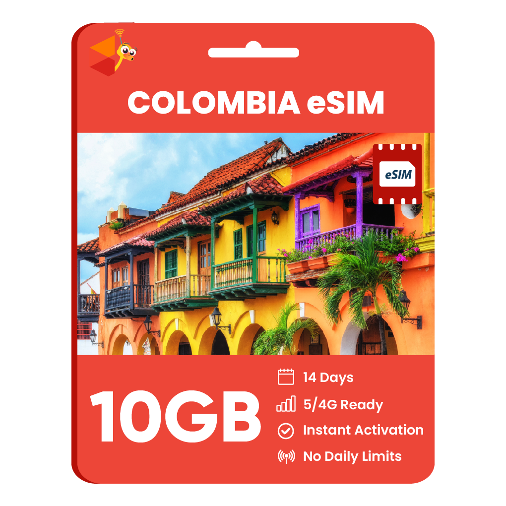 [eSIM] Colombia Data eSIM (10GB - 14 Days)