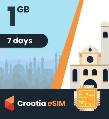 Croatia eSIM: 1GB - 7 Days