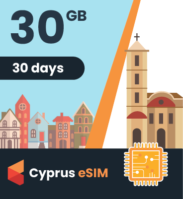 Cyprus eSIM: 30GB - 30 Days