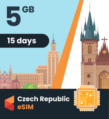 Czech Republic eSIM: 5GB - 15 Days