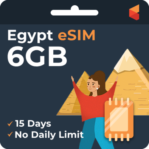 [eSIM] Egypt Data eSIM (6GB - 15 Days)