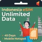 [eSIM] Indonesia Unlimited Data - Sim Corner