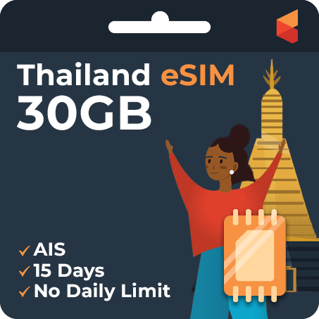 [eSIM] Thailand Sim Card - 30GB (AIS) | SimCorner